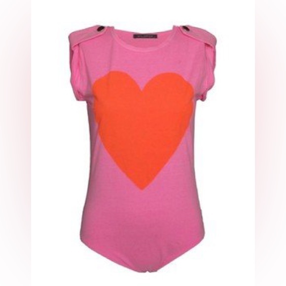 *RARE* Wildfox Head Turning & Heart Stopping Bodysuit - Picture 5 of 5